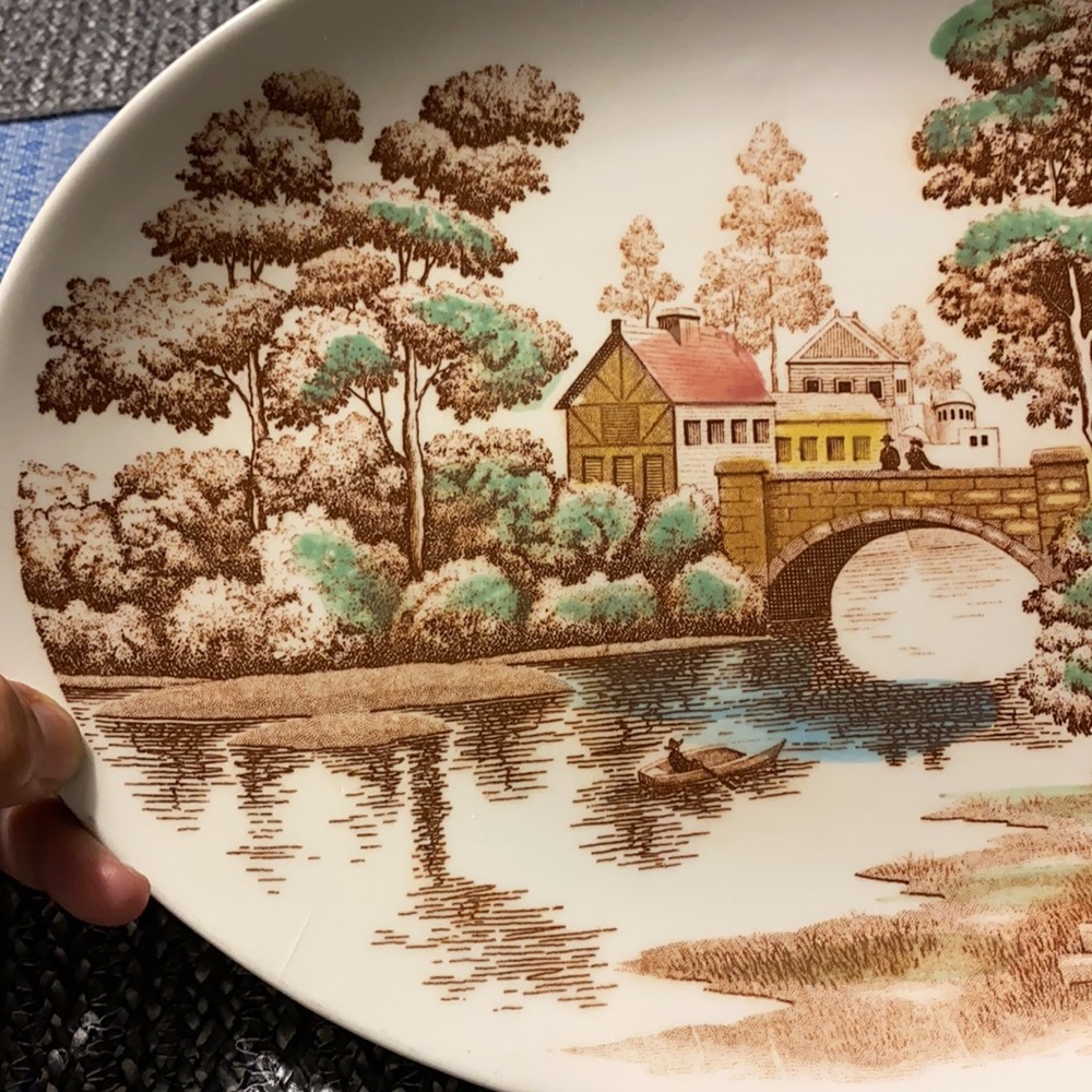 Nasco Holiday Large Serving Plate